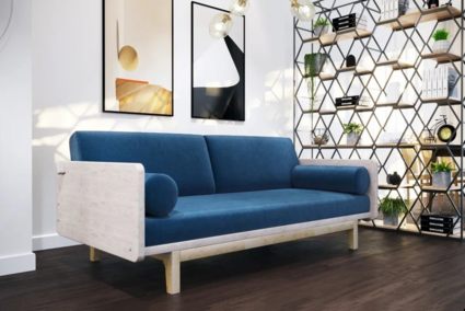 Диван Арско Двалин трехместный синий