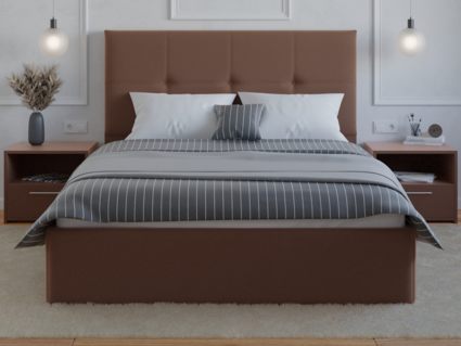 Кровать Lonax Алегра велюр Dolly-13 (с основанием) 120х195