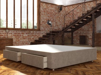 Кровать Mr.Mattress Site Box велюр Toffee 256