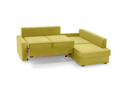 Диван Фиеста Мебель Колфилд угловой (малый) велюр Vivaldi 33 горчичный