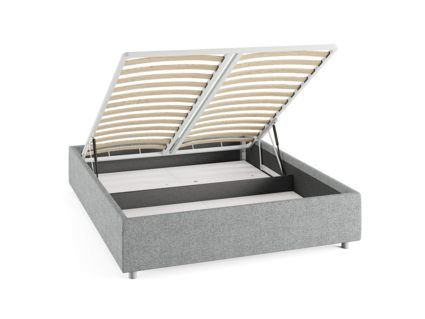 Кровать Сонум Scandinavia Рогожка Деним (с подъемным механизмом)