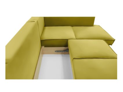 Диван Фиеста Мебель Колфилд угловой (малый) велюр Vivaldi 33 горчичный