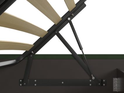 Кровать Lonax Милана велюр Dolly-13 (с подъемным механизмом)