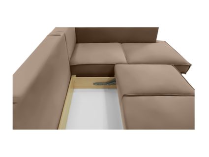 Диван Фиеста Мебель Колфилд угловой (малый) велюр Vivaldi 20 коричневый