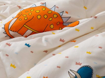 Комплект постельного белья Софи де Марко Дино (желтый) с одеялом 1,5-спальный