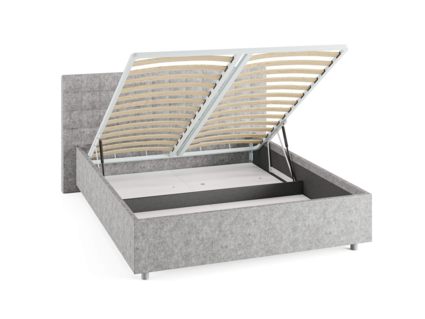 Кровать Сонум Siena Кашемир Латте (с подъемным механизмом) 80х190