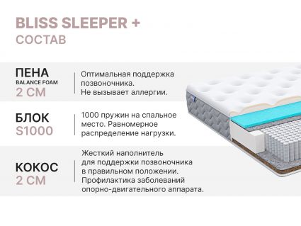 Матрас Димакс Bliss Sleeper + 200х200