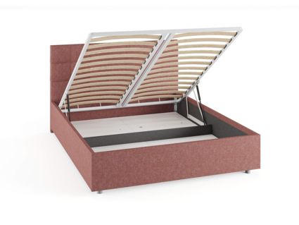 Кровать Сонум Tivoli Кашемир Светло-серый (с подъемным механизмом) 140х190