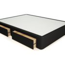 Кровать Mr.Mattress Site Box экокожа Black 80х190