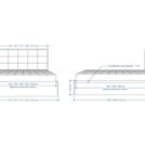 Кровать Lonax Адель велюр Dolly-2 (с подъемным механизмом) 200х200