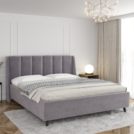 Кровать Sontelle Style Skordia Malta grey 200х190