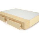 Кровать Mr.Mattress Site Box экокожа Beige 140х190