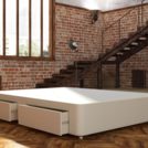 Кровать Mr.Mattress Site Box экокожа Beige 140х190